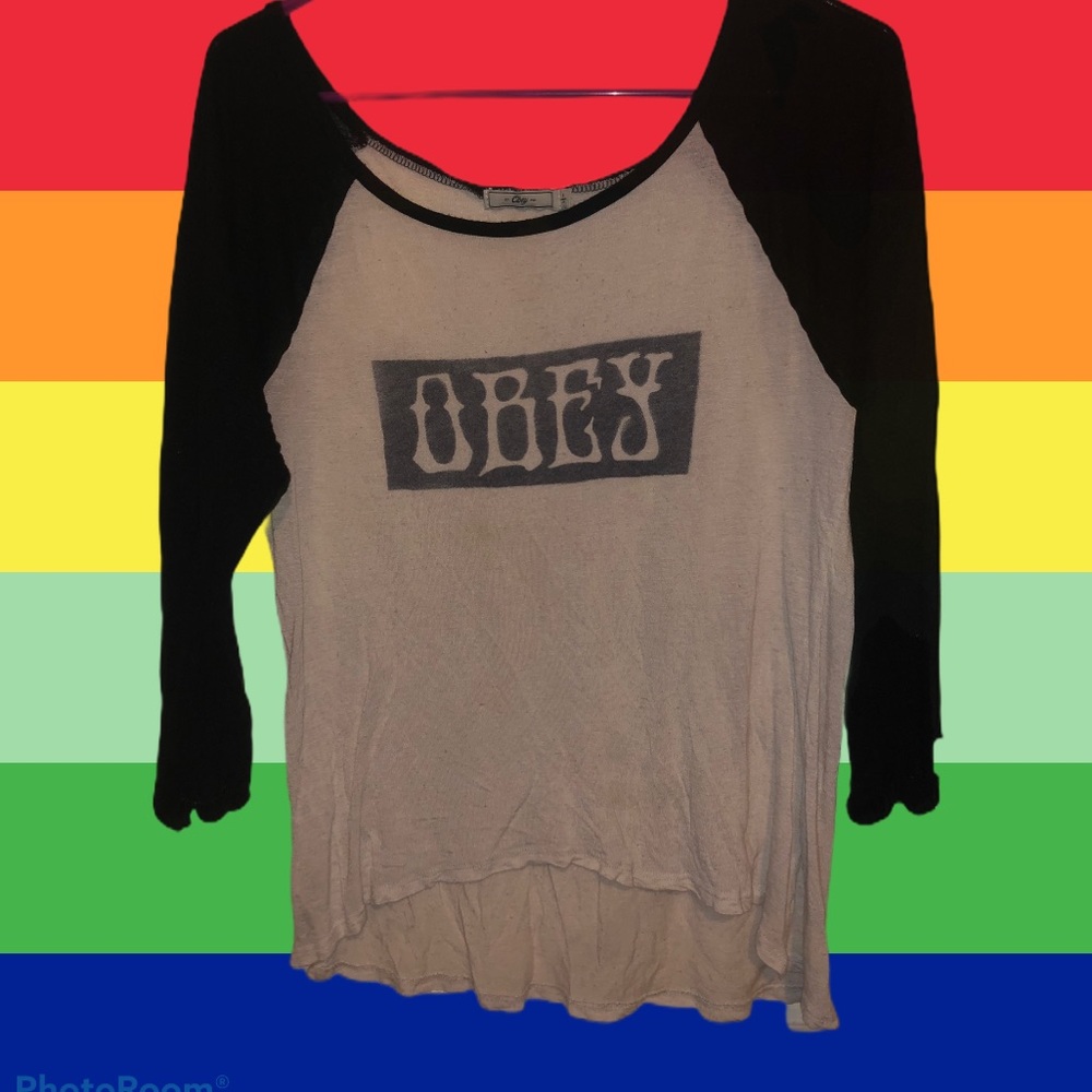 🛹 Obey Baseball Tee
